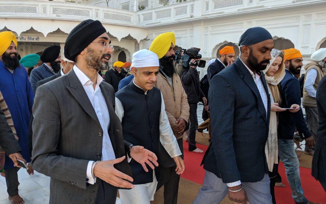 Mayor of London and Chair of City Sikhs visits Harmandir Sahib and Jallianwala Bagh in Amritsar