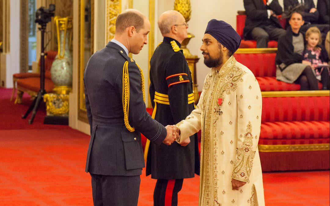 Founding Trustee of City Sikhs, Onkardeep Singh,  receives MBE