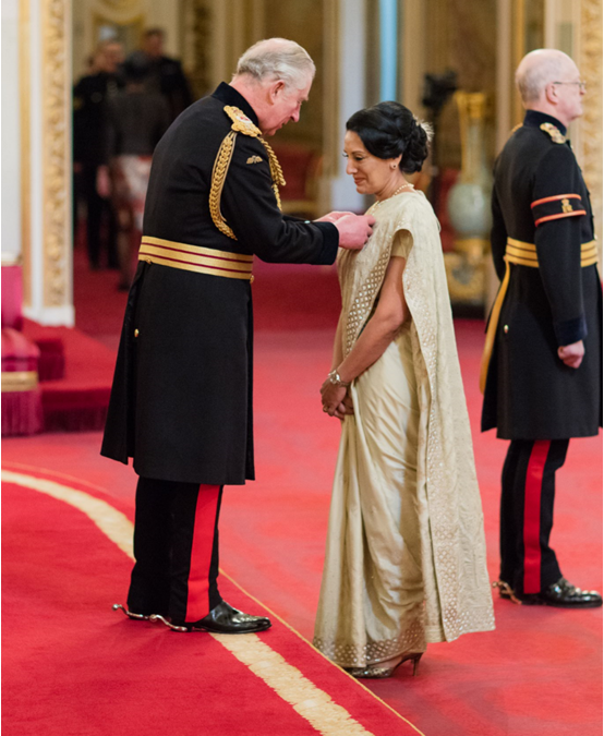 Advisory Board Member of City Sikhs, Kamel Hothi, receives OBE from Prince Charles
