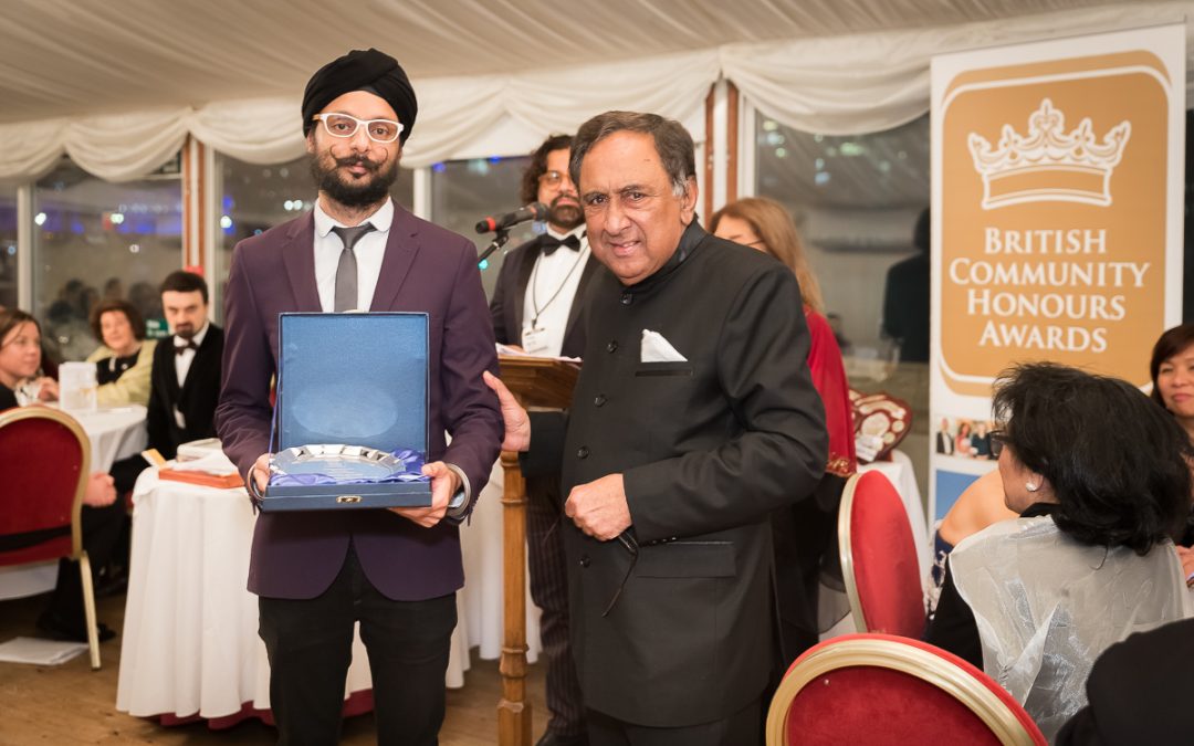 Param Singh MBE, City Sikhs Trustee, receives the British Community Honours Award